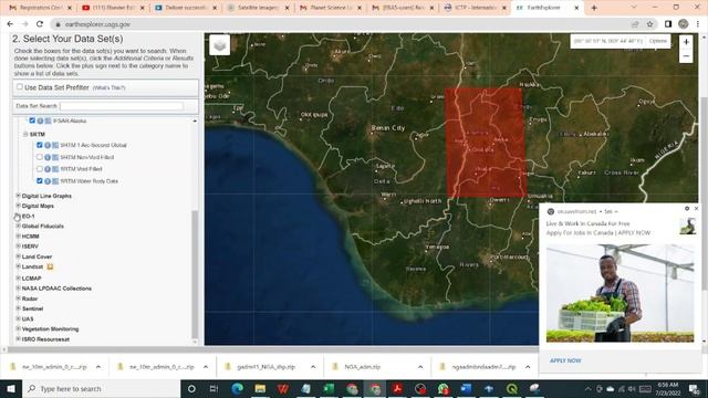 4.3 EarthExplorer: Downloading Remote sensed Data смотреть онлайн