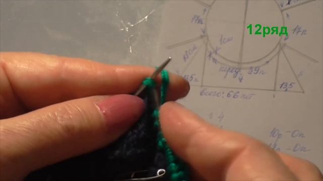 Часть.5.Свитшот р92.Вяжем реглан сверху спицами. смотреть онлайн