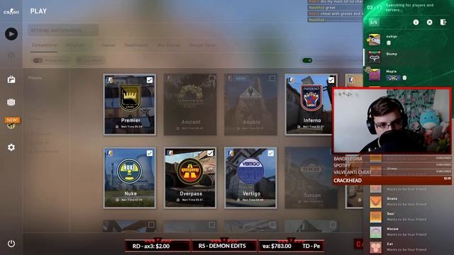THERE IS NO CSGO CHEATING THIS STREAM.. смотреть онлайн