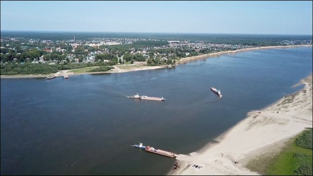 Колпашево, пристань, таймлапс смотреть онлайн
