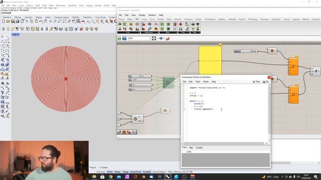 Grasshopper Python inside Rhino 7 - Beginners Tutorial - 001 смотреть онлайн