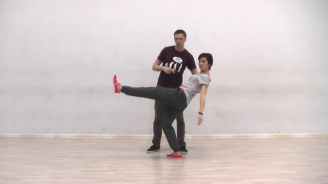 Видео-уроки Буги-вуги (Boogie-woogie). Beginners. Lesson 11. Dancing stunt (eng subs). смотреть онлайн