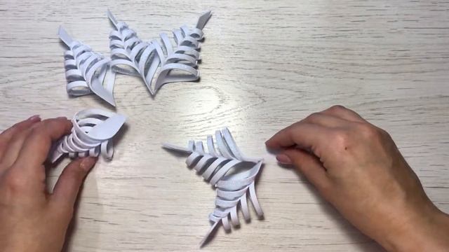 Как сделать снежинку / Снежинка из фоамирана / Snowflake craft смотреть онлайн