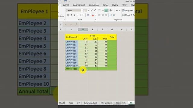 Autosum in One Click | Excel Sum Function | MultiPle Sum By One Click | Excel TIPs & Tricks смотреть онлайн