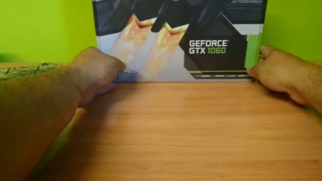 Unboxing GEFORCE® GTX 1060 6GT OCV1