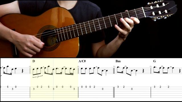 DUSK TILL DAWN Guitar Tabs Tutorial (ZAYN feat. Sia) смотреть онлайн