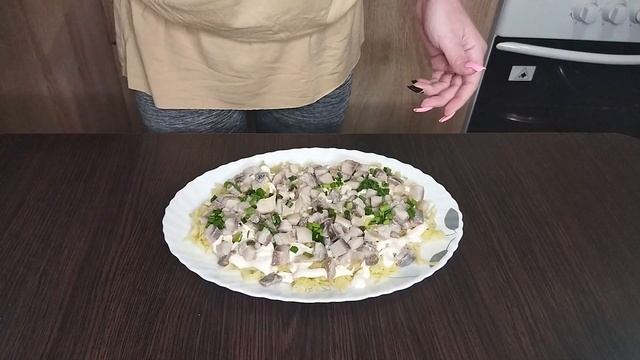 Классный слоеный салат на НОВЫЙ ГОД | Альтернатива ШУБЫ | Салат с селедкой ! смотреть онлайн