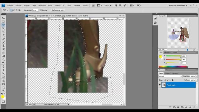 Photoshop en 2 patadas ej4 Contornos y PNG смотреть онлайн