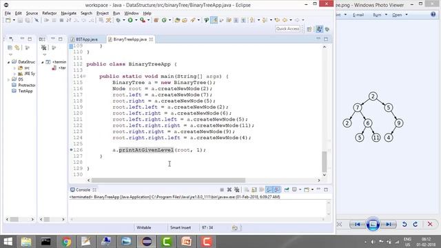 Binary Tree in Java - 8 : Print elements at given level in Binary Tree смотреть онлайн