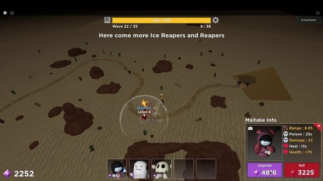 Проходим еженедельный челлендж Hallows' Eve в Tower Heroes Roblox и получаем бесплатно скин смотреть онлайн