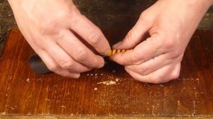 Ножны  со съемным подвесом из кожи своими руками.