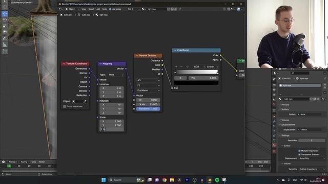 Easy Light Rays in BOTH Eevee and Cycles | Blender Tutorial смотреть онлайн
