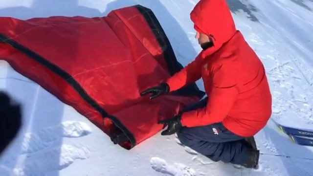 Как сложить Винг в рюкзак/ How to put a wing in a backpack. смотреть онлайн
