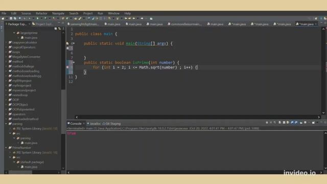 Basic Java Program to Check if the Number is Prime or Not || Learn Java || смотреть онлайн