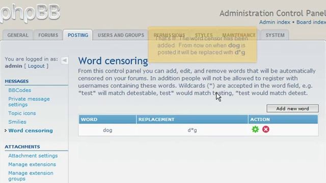 PHPBB3 - How to use word censoring in phpBB смотреть онлайн