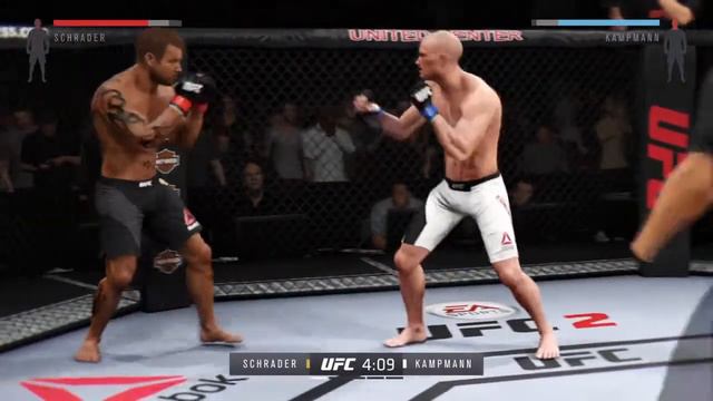 EA SPORTS™ UFC® 2 Career Mode Hercules vs Martin KAMPMANN 17 - 0 Series смотреть онлайн