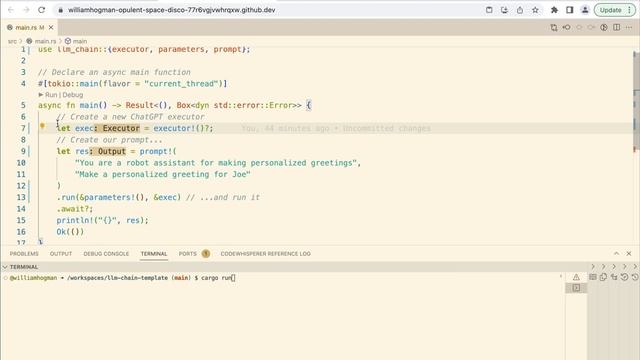 Using Chatgpt in Rust with llm-chain смотреть онлайн
