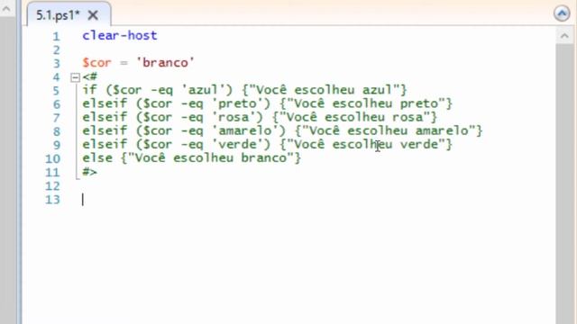 Curso PowerShell - 24: Estruturas de decisão | SWITCH [1] смотреть онлайн