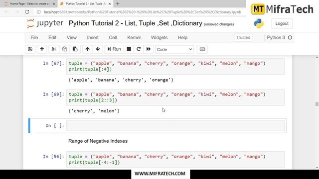 Python Programming Class 8 ( Tuple) - Mifratech#bestMLprojects#bestAIprojects#bestdatascienceprojec смотреть онлайн