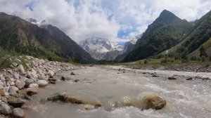 Ущелье Адыр-Су. Одно из самых красивых мест в Приэльбрусье. Гора Уллу Тау.