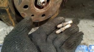 Как снять тормозной диск на ваз 2115