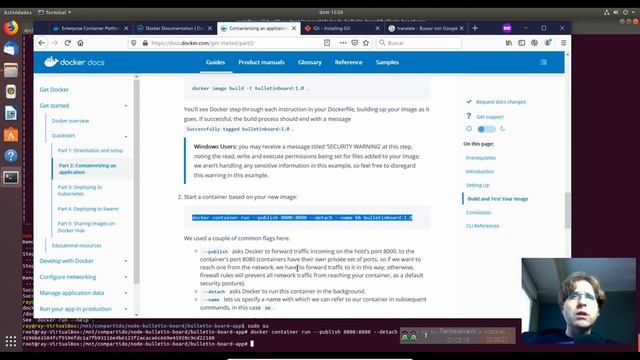 Instalamos y probamos Docker. Nuestro equipo en un contenedor смотреть онлайн