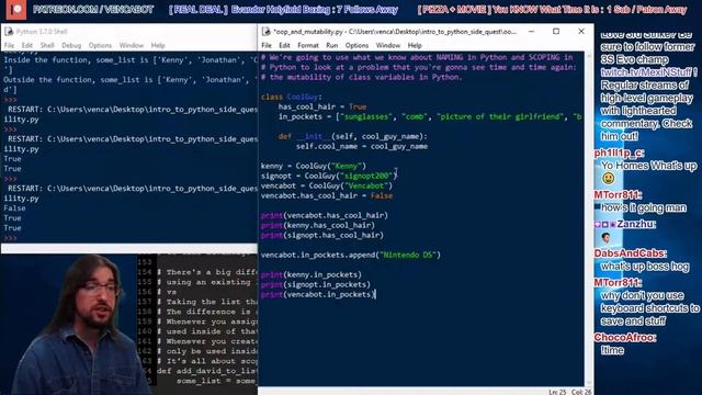 [Python Basics for Newbies] Objects and Name Assignment: Scoping, Mutability, and Identity смотреть онлайн