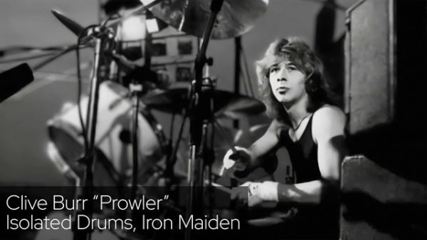 Clive Burr "Prowler" Isolated Drums