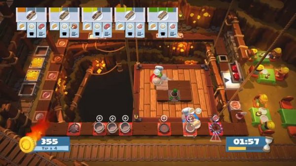 Overcooked 2 - Level 5-3 - 3 Stars Walkthrough