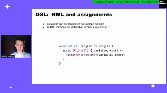 Arseniy Terekhov - Kotlin DSL for data flow analysis (Day 1) смотреть онлайн