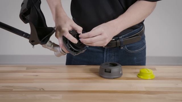 How to Install a RYOBI REEL-EASY SPEED WINDER Bump Feed Trimmer Head смотреть онлайн