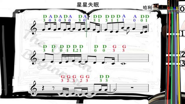 星星失眠 | 哈利 | 小提琴樂譜 [指法] | The Stars Insomnia | Violin SHEET MUSIC [With Fingerings] [Level 3] смотреть онлайн