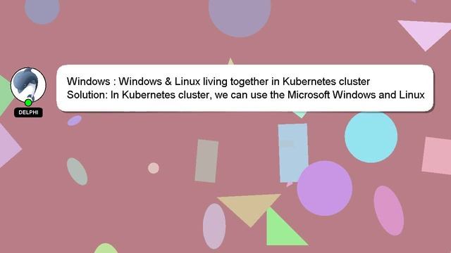 Windows : Windows & Linux living together in Kubernetes cluster смотреть онлайн