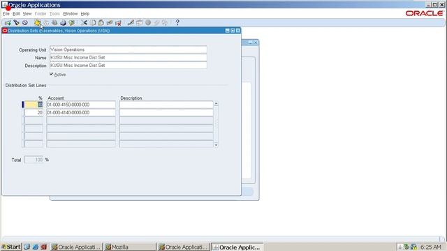 Oracle apps R12 Distribution set in Receivables смотреть онлайн