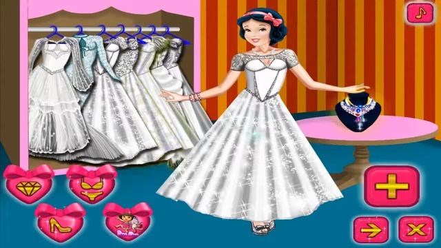 Snow White Wedding Shop - Disney Princess Snow White Dress Up Games for little princess Girls смотреть онлайн