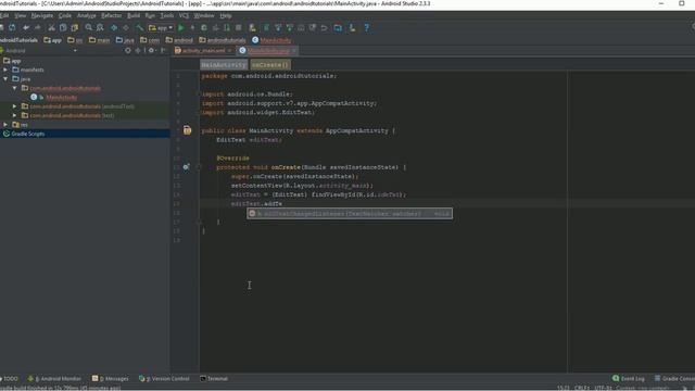 Android Widgets Part 2 - EditText смотреть онлайн