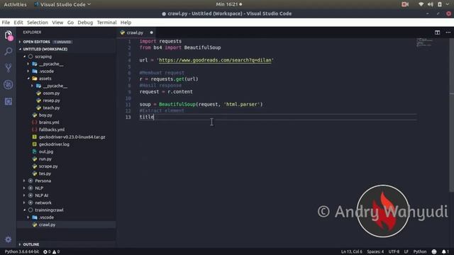 Cara Crawling Website dengan Python ( Episode #1 ) смотреть онлайн