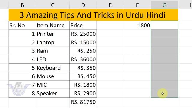 3 Professional Data Formatting Tips in MS Excel in Urdu Hindi | MS Excel Cell Formatting Tips смотреть онлайн