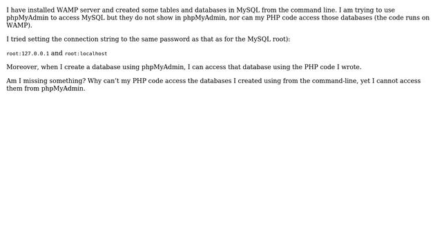 PHP code can t read MySQL database смотреть онлайн