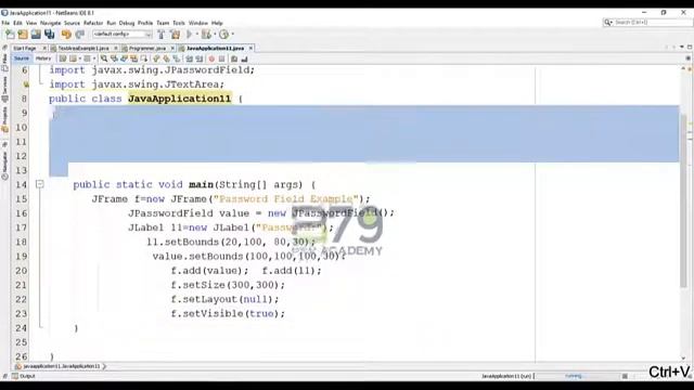 GUI java tutorial for beginners | JPasword Filed | Lec#05 смотреть онлайн
