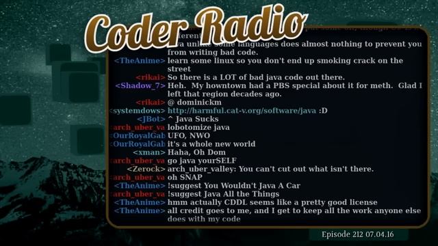 Derailing Java | Coder Radio 212 смотреть онлайн