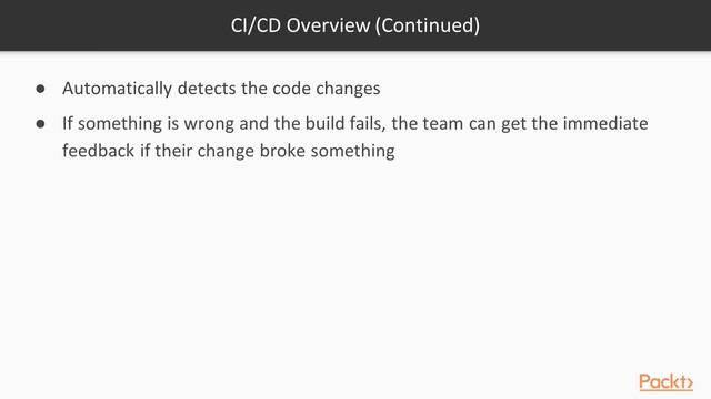 Develop and Deploy Modern Web Applications with Docker: CI/CD Overview|packtpub.com смотреть онлайн