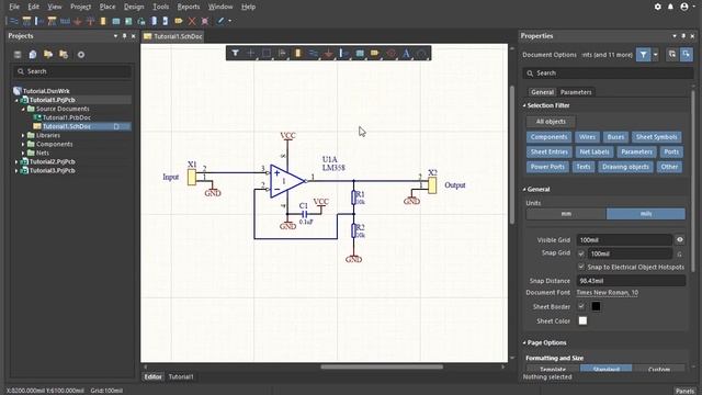 Altium Designer 19 урок 8 - Параметры и список компонентов