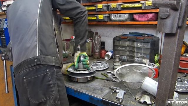 Honda Silver Wing 400: устройство вариатора и ТО