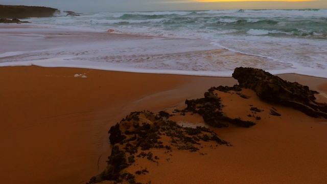 Sunset Music, Nature Sounds, Meditation Music, Ocean Sunset, 4k - 0004