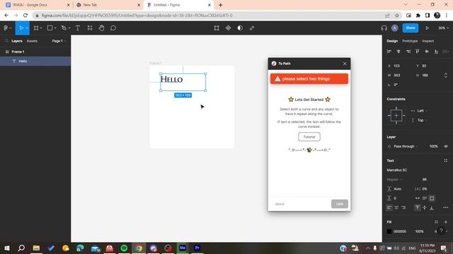How To Curve Text Figma Tutorial смотреть онлайн