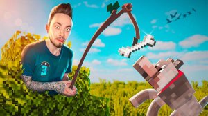 ПРИРУЧИЛИ СОБАКУ В МАЙНКРАФТ!