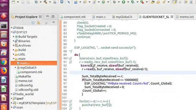 ESP32 TCP Socket Maximum Throughput смотреть онлайн
