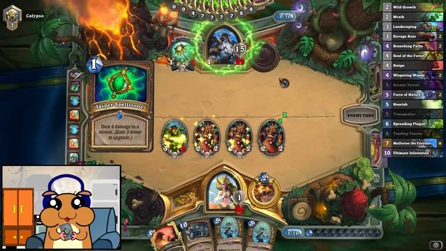 [ Hearthstone S57 ] Treant Druid - Rastakhan's Rumble смотреть онлайн