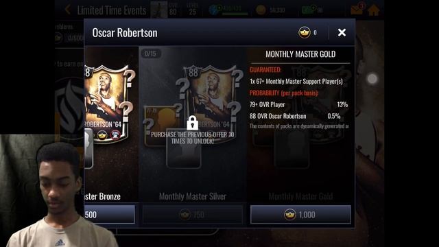 HOW TO GET 88 MONTHLY MASTER OSCAR ROBERTSON FOR FREE IN NBA LIVE MOBILE SEASON 5!! смотреть онлайн
